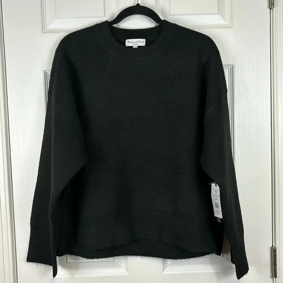 NWT Michael Stars black Maddie pullover sweater sz lg - Picture 6 of 13